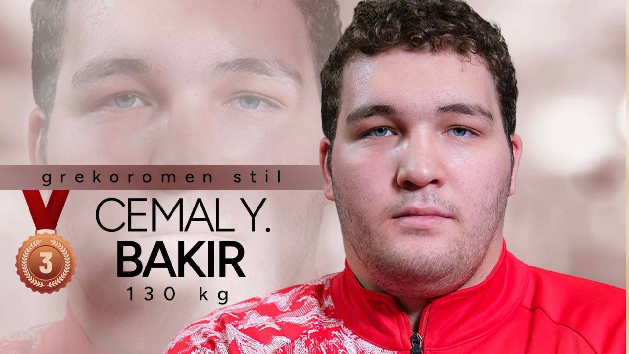 Cemal Yusuf Bakır, dünya sahnesinde bronz madalya kazandı