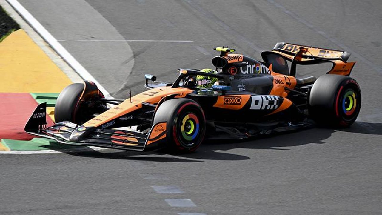 F1 Belçika Grand Prix'sinde Pole Pozisyonu Lando Norris'in
