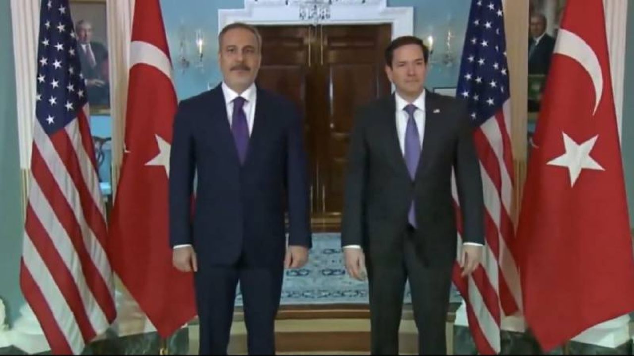 Fidan ve Rubio Washington'da bir araya geldi