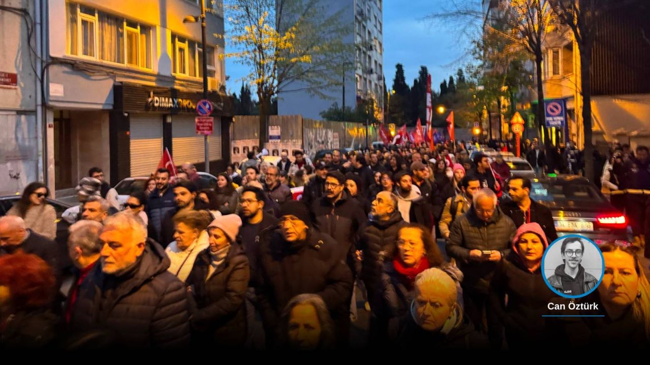 Şişli belediyesi önünde Emrah başkan yalnız değildir dayanışması