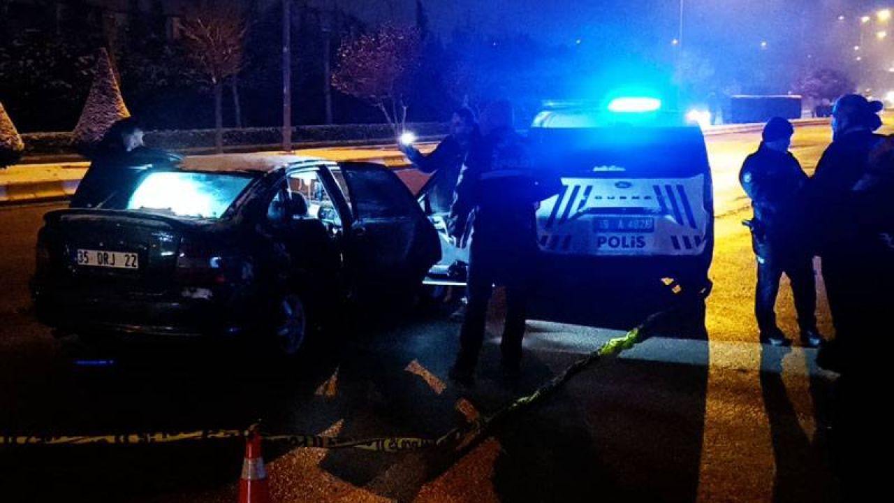Park halindeki otomobilde silahlı saldırı sonucu bir kişi hayatını kaybetti