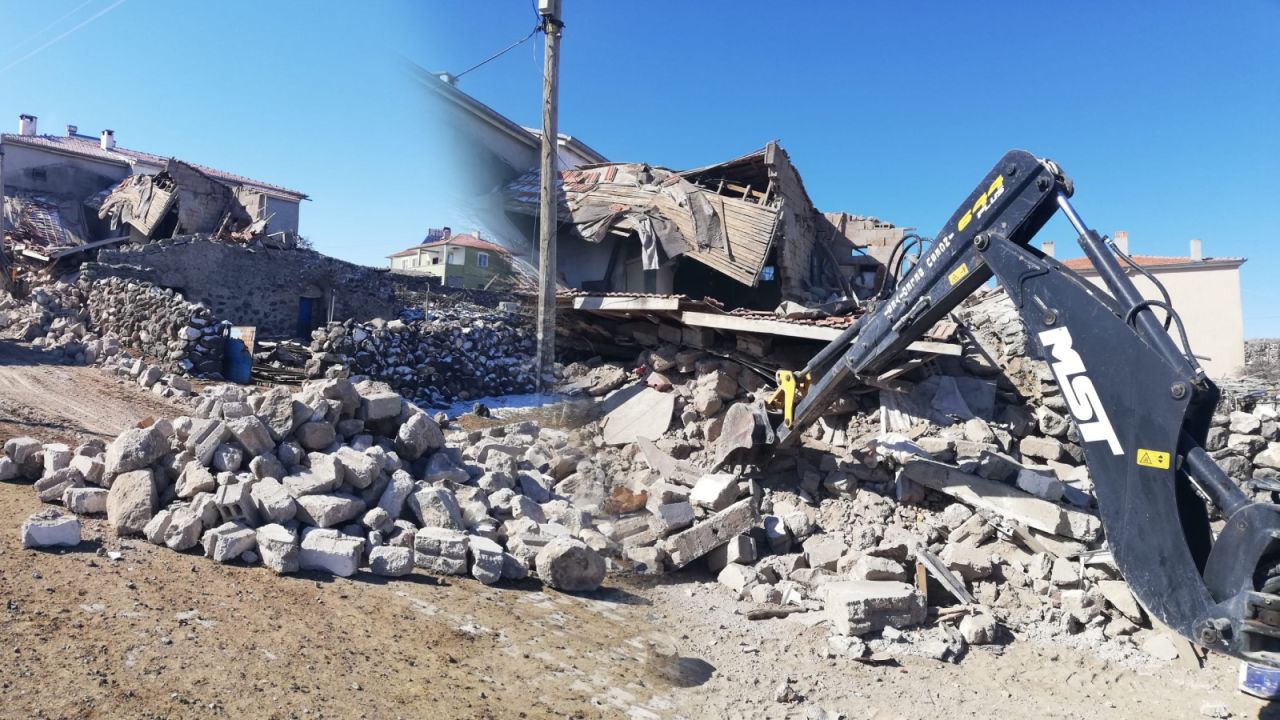 Kayseri'deki çökme faciasında çok sayıda hayvan hayatını kaybetti