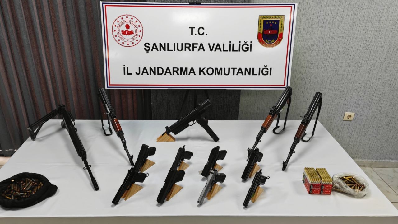 Şanlıurfa'da silah kaçakçılığı operasyonunda 22 kişi gözaltına alındı