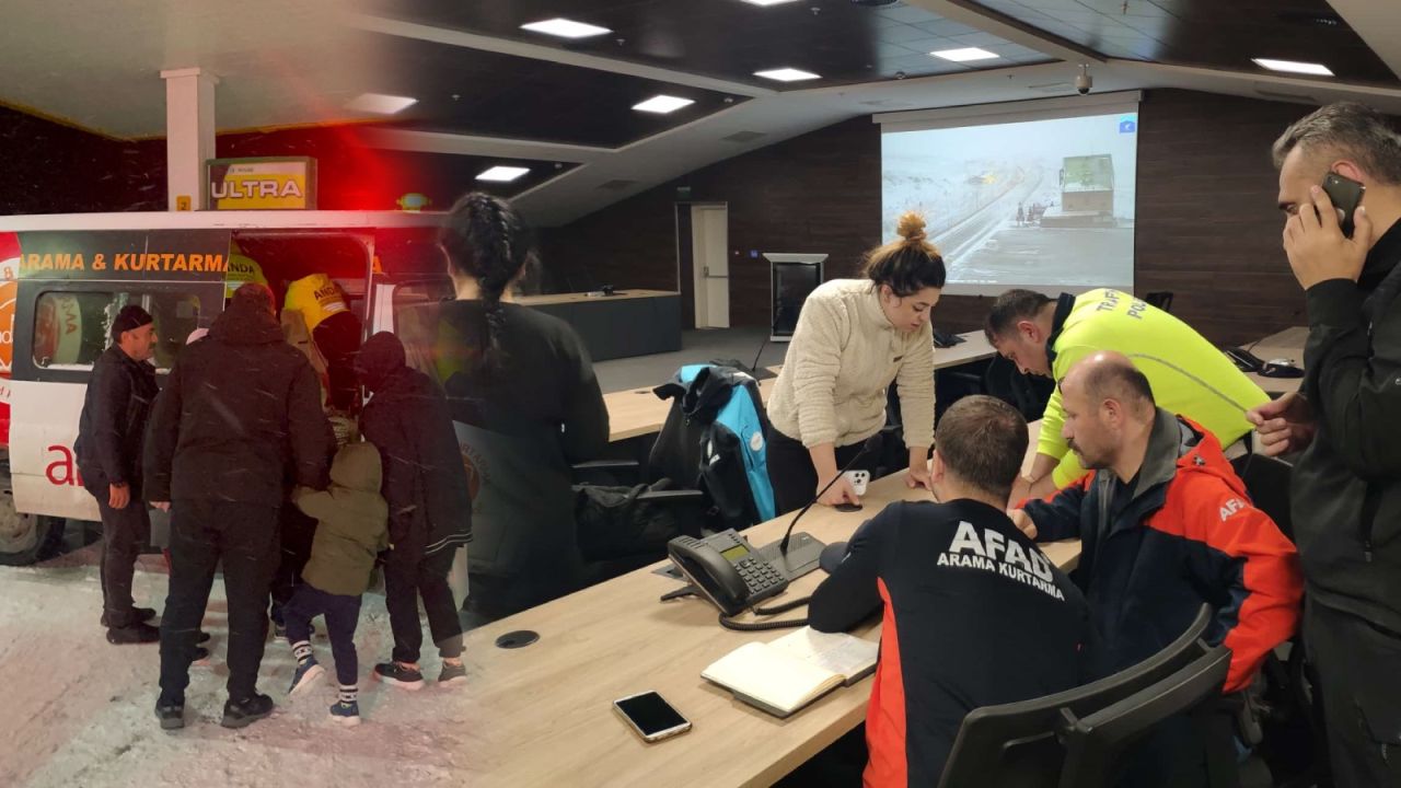 Kayseri'de tipide mahsur kalan 755 kişi kurtarıldı