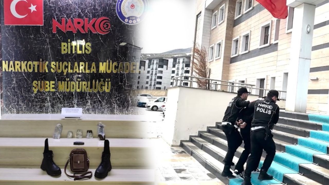 Uyuşturucu taşıyan şüpheli ayakkabısından yakalandı
