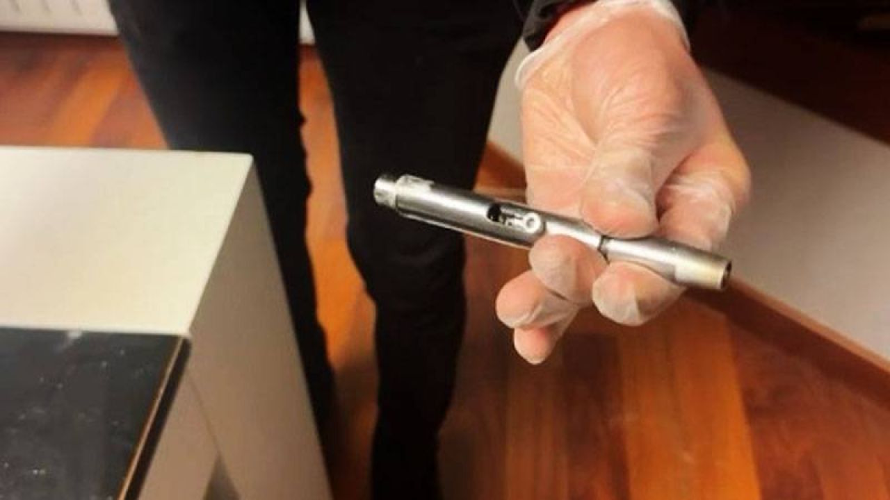 Operasyonda kalem şeklinde suikast silahı yakalandı