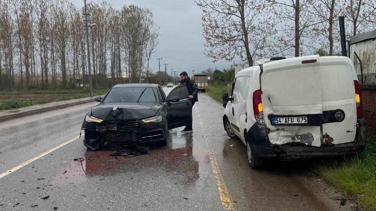Sakarya'da trafik kazası: 1 yaralı