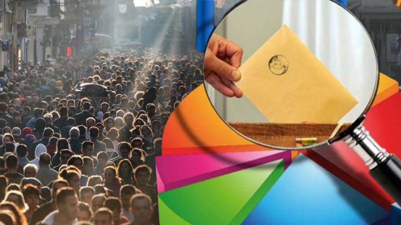 Son seçim anketine göre siyasi partilerin oy oranları ve CHP ile AKP arasındaki fark