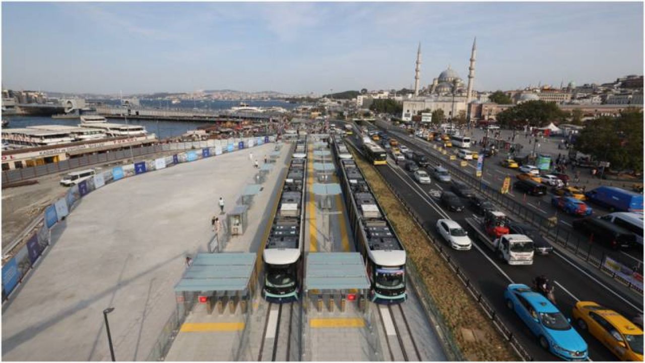Eminönü-Alibeyköy tramvay hattında bakım çalışması