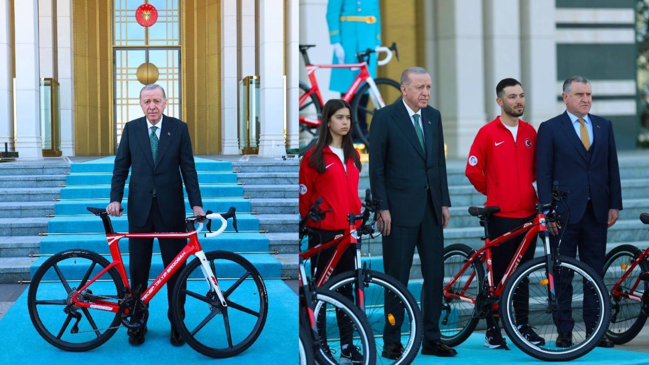 Erdoğan, 60. Cumhurbaşkanlığı Türkiye Bisiklet Turu'nun tanıtımında