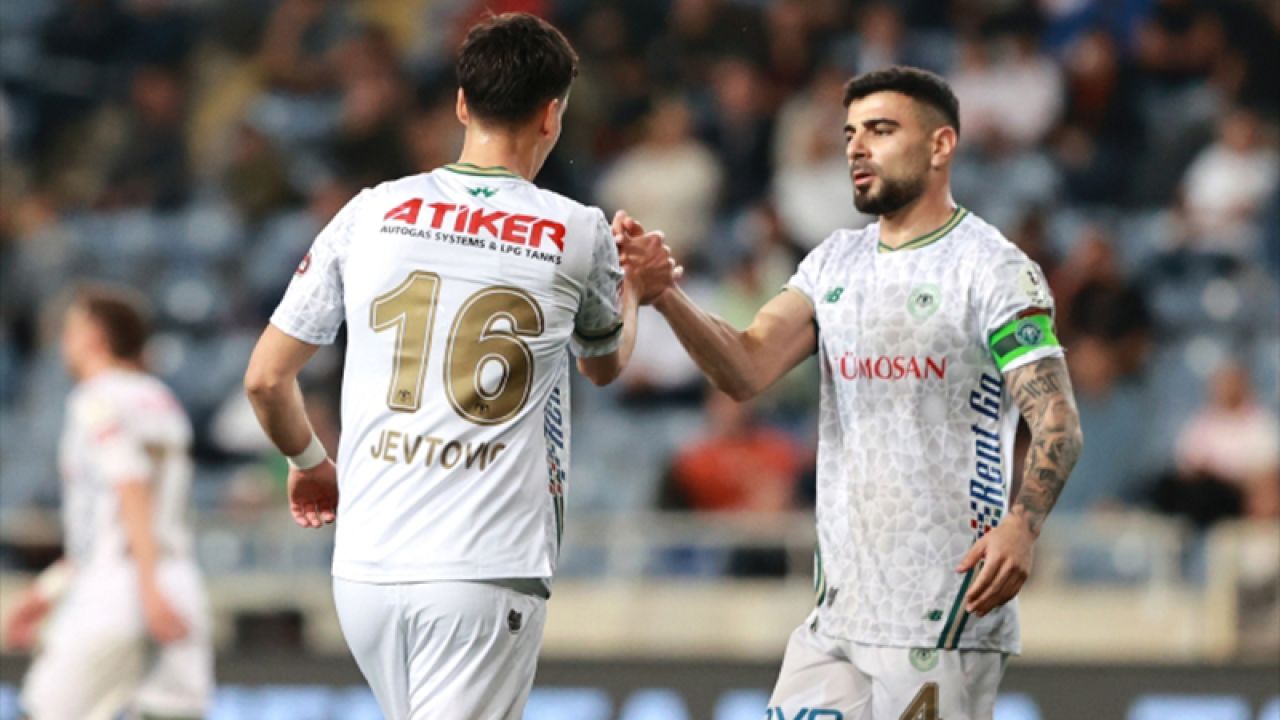 Konyaspor, 90. dakikada Hatayspor'u mağlup etti