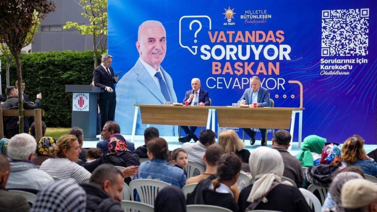 Ümraniye belediye başkanı yıldırım, kentsel dönüşüm mağduruna konuştu: O firmaya verirken bana mı sordunuz?