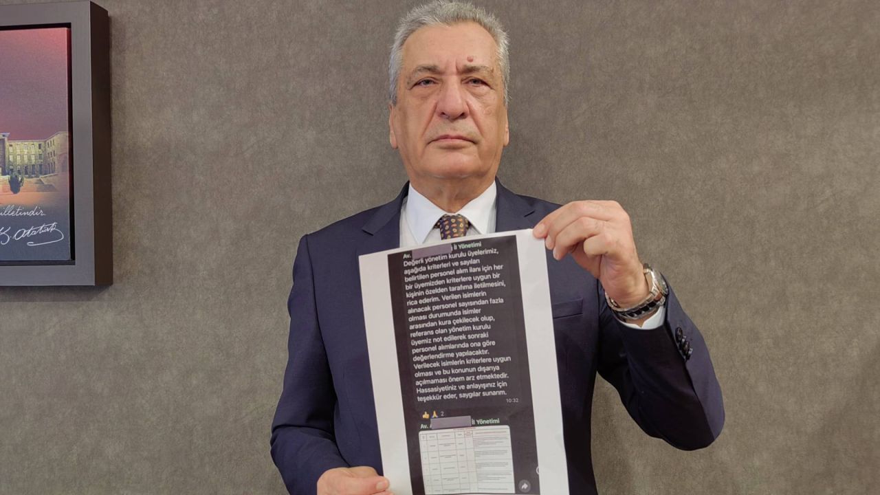 Chp'li öztürkmen: Bakan Uraloğlu, Ptt'deki torpil sorununa ortak oldu