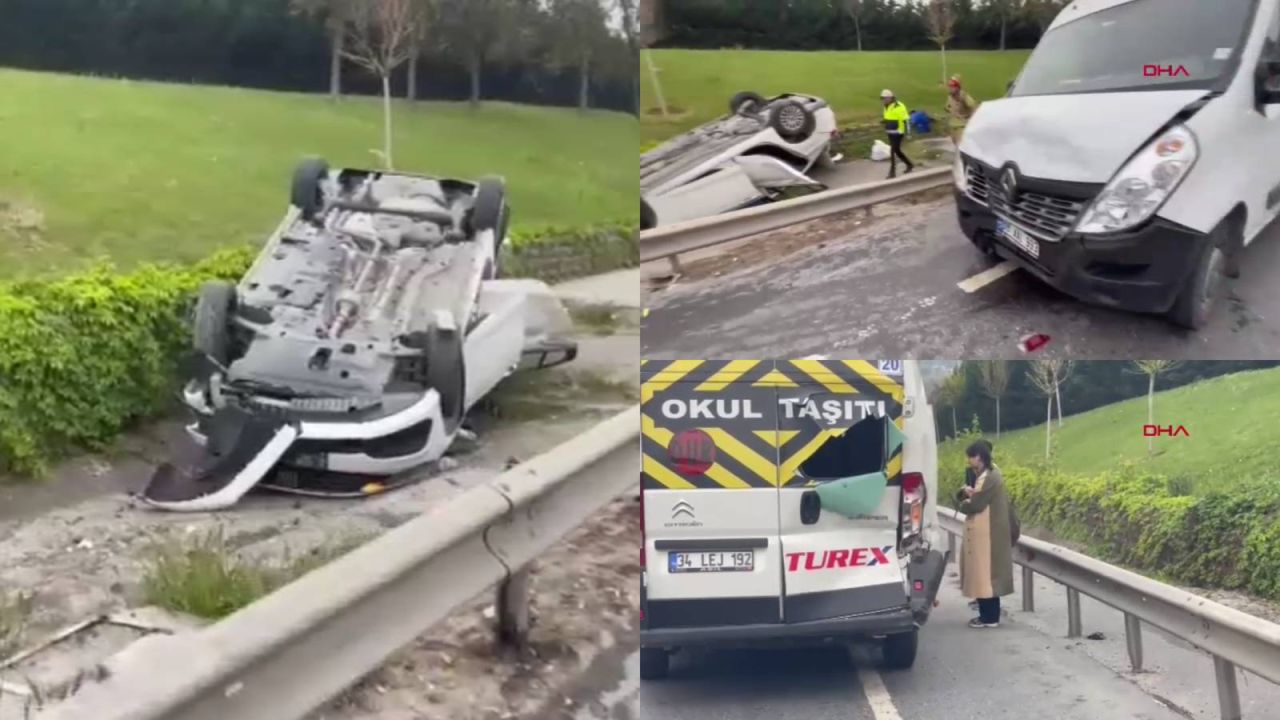 Bakırköy'de zincirleme trafik kazası: Yaralılar var!