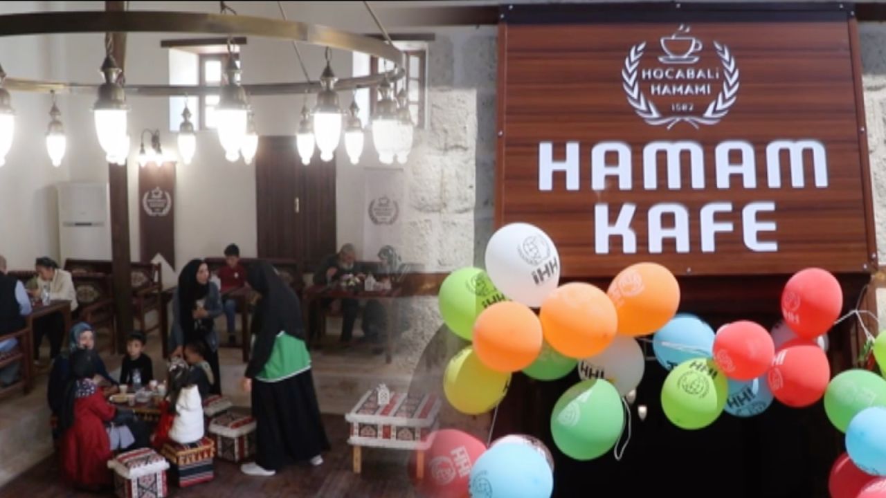 Hocabali Hamamı kafe olarak hizmete açılıyor