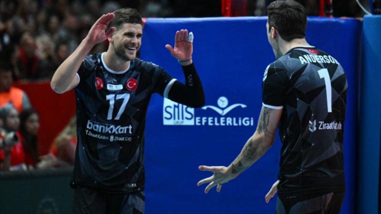 Efeler Ligi'nde şampiyon ziraat bankkart
