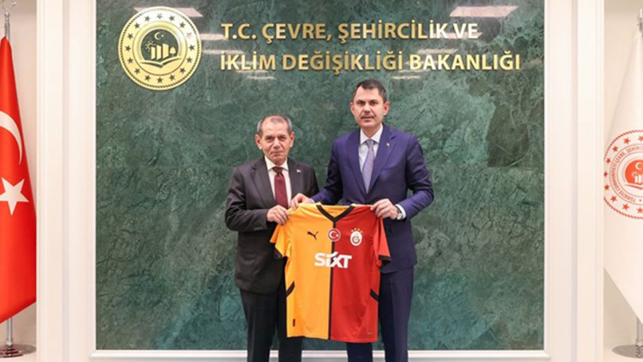 Kurum, galatasaray kulübü başkanı özbek'i kabul etti
