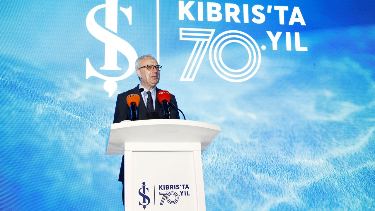 Türkiye iş bankası kıbrıs'taki 70. yılını kutladı
