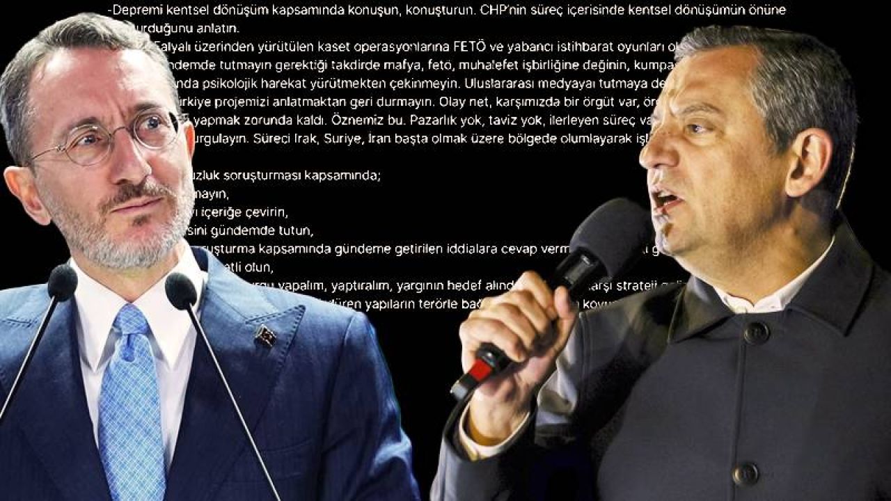 Özel'den 'Not' İddiası, İletişim Başkanlığı Bütçesi Rekor Kırdı