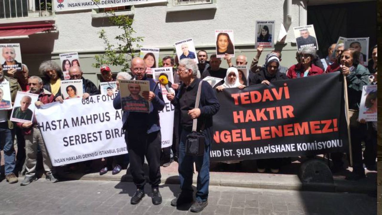 F Oturması: Ağır Hasta Tutsak Adnan Öztel Serbest Bırakılsın
