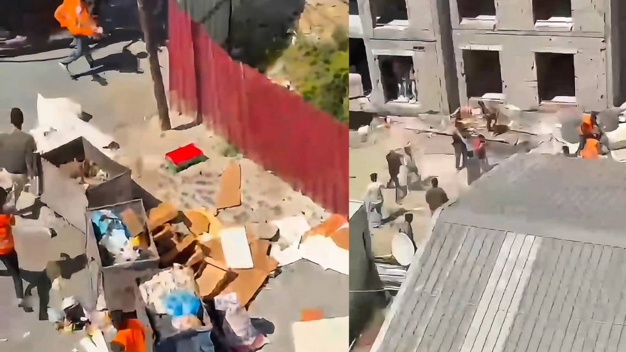 Gaziosmanpaşa'da İnşaat İşçileri Taş Ve Sopalarla Kavga Etti
