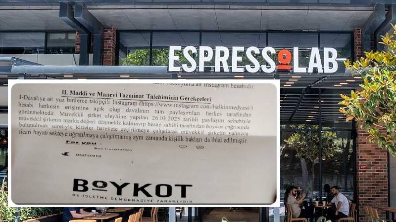 Espressolab, Boykot Çağrısı Yapanlara Dava Açıyor

