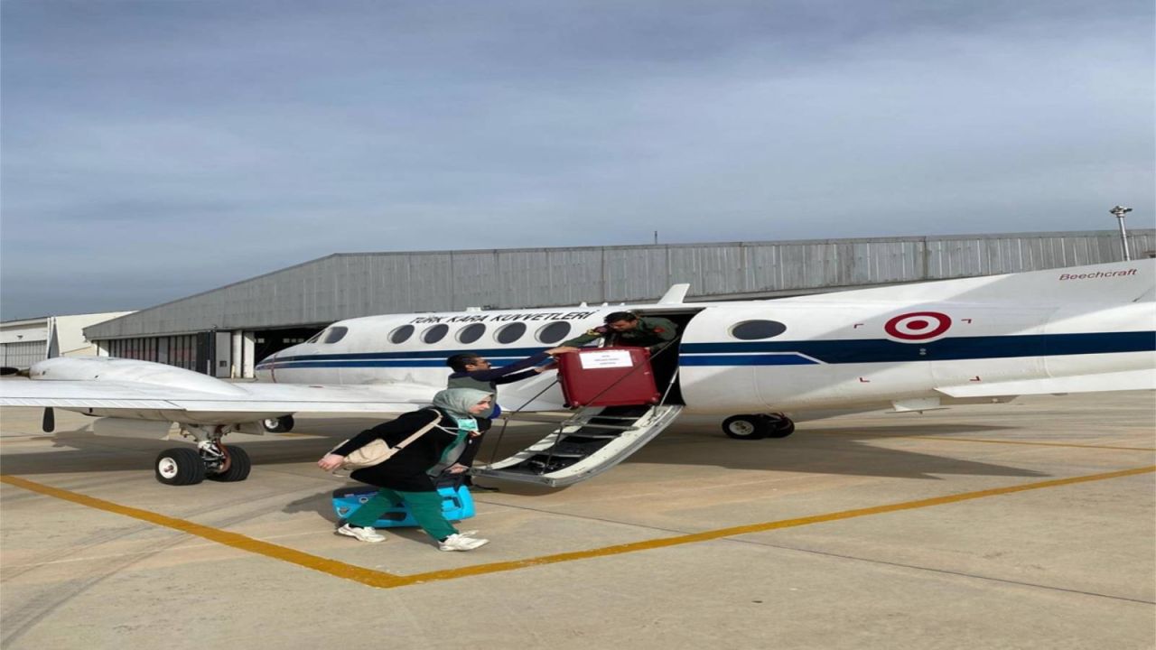 Kalp Grefti, Kara Kuvvetleri Uçağıyla Ankara'ya Ulaştırıldı
