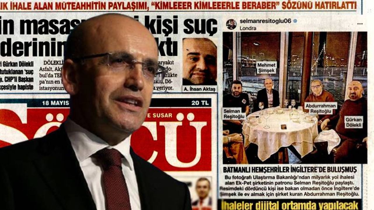 Mehmet Şimşek'ten Sözcü'nün Haberine Sert Tepki: İddialar Akıl Dışı
