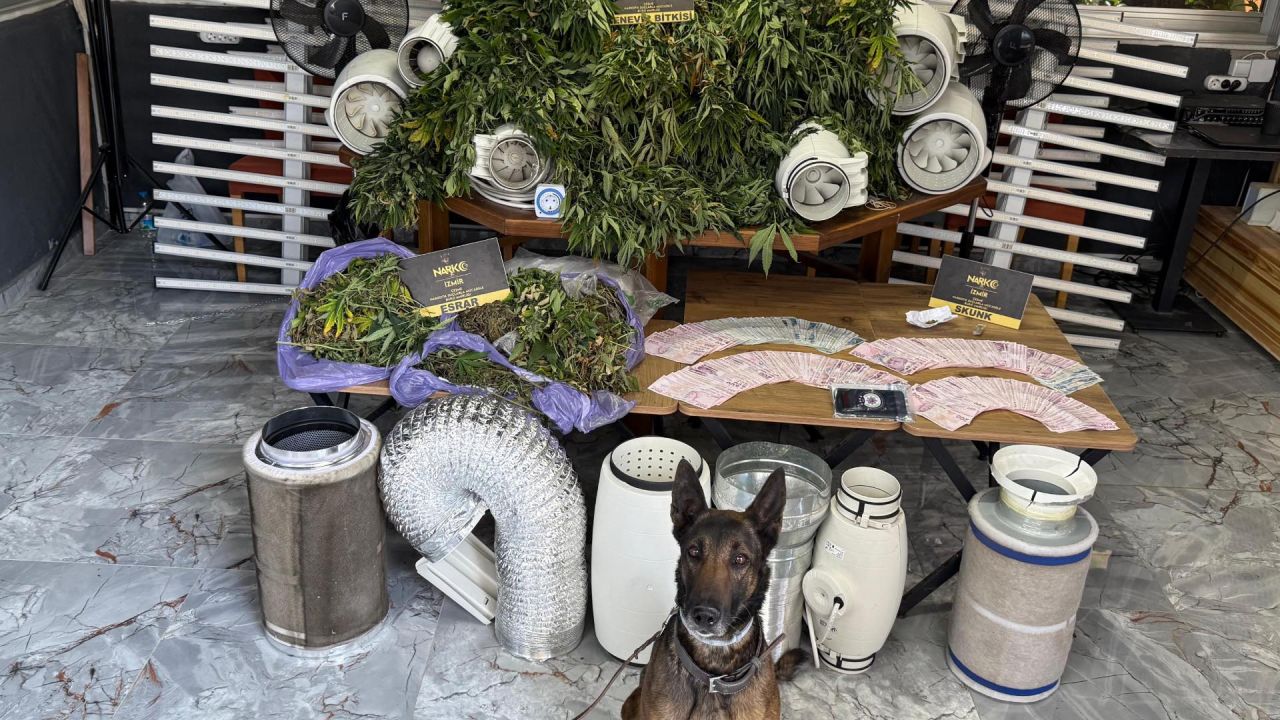 İzmir'de Villada Uyuşturucu İmal Eden Şüpheli Tutuklandı
