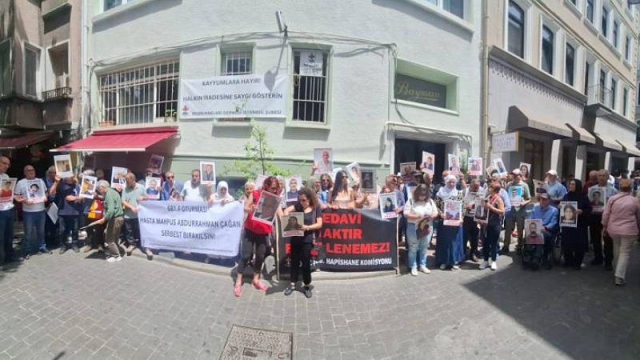 F Oturması: Ağır Hasta Tutsak Abdurrahman Çağan'a Özgürlük Talebi
