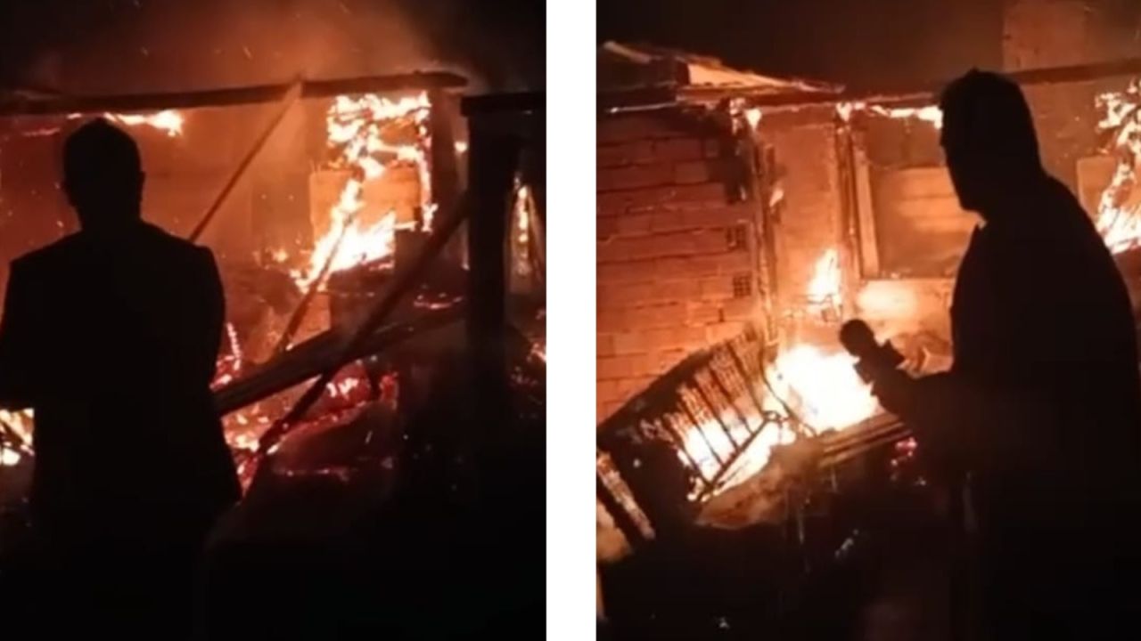 Ateş, Köy Fırını ve Ardiyesini Kül Etti
