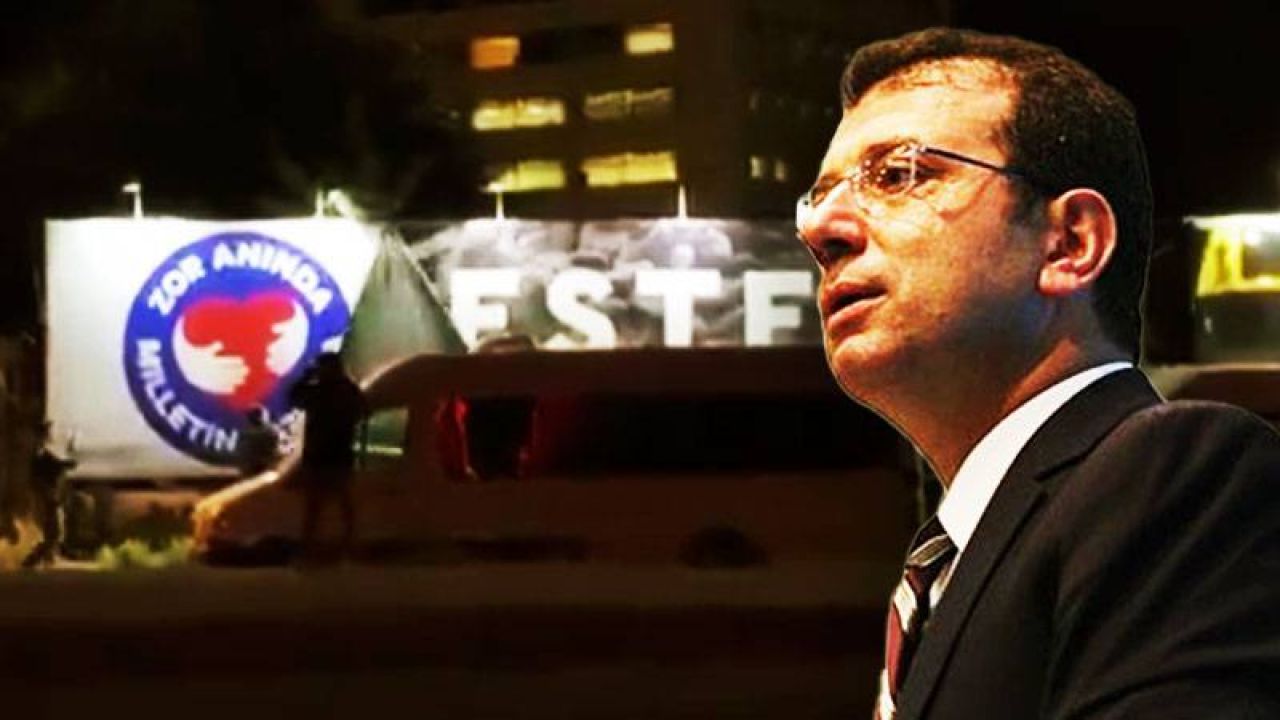Başsavcılık Talimatıyla İmamoğlu Afişleri Levent'te Gece Yarısı Söküldü
