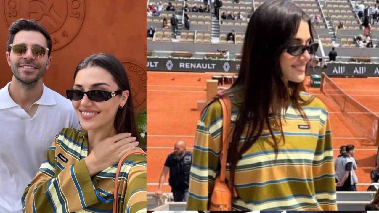Hande Erçel Ve Hakan Sabancı Roland Garros Finalinde Görüntülendi
