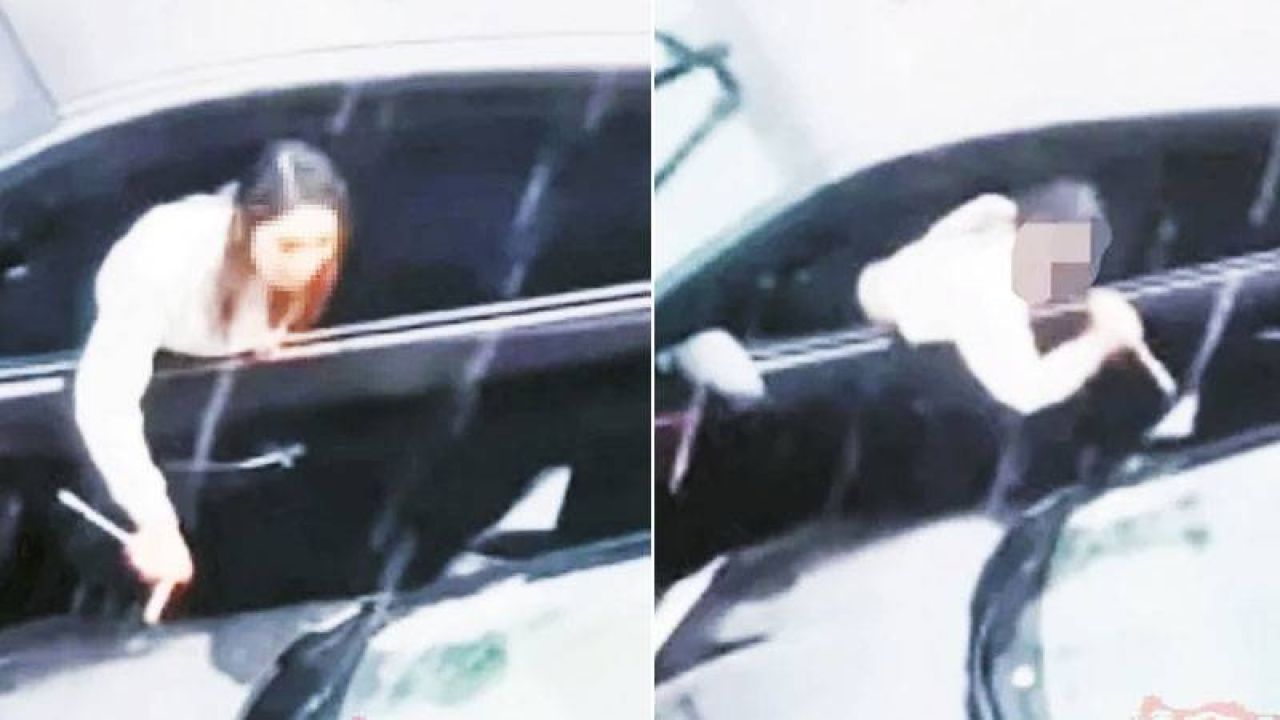 Oyuncu Ceren Bıyıklı Şişli'de Terör Estirdi: Bir Gecede 5 Araç Pert