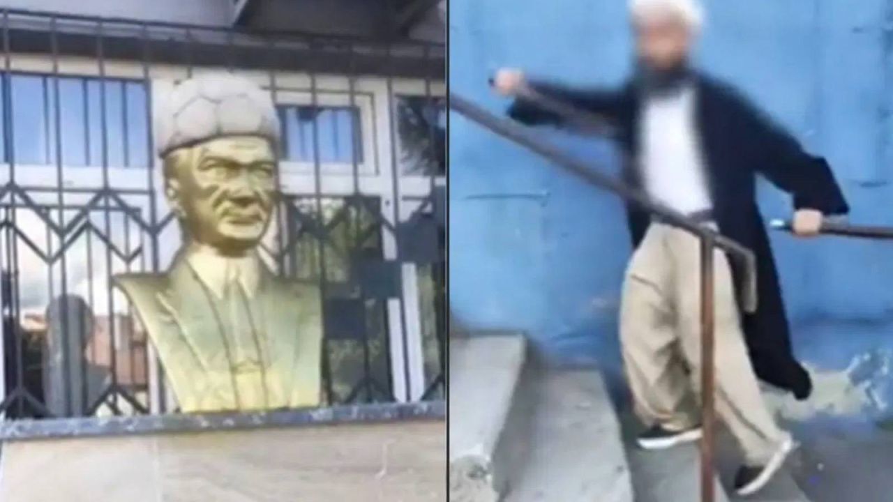 Okul Bahçesinde Top Kesen Ve Atatürk'e Hakaret Eden Şüpheli Tutuklandı
