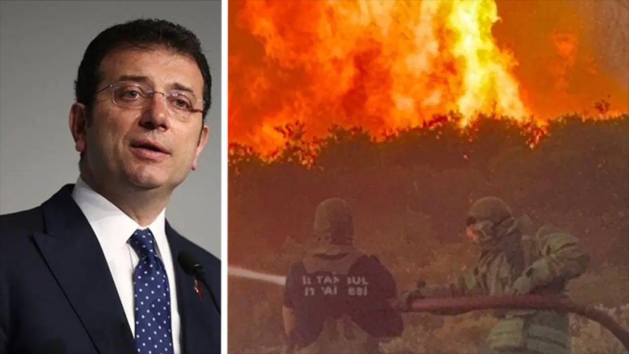 İmamoğlu'ndan Yangın Ekiplerine: Ayağınıza Taş Değmesin

