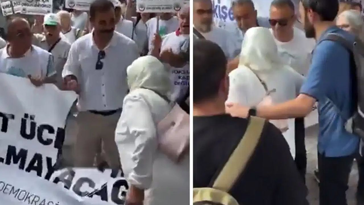 "Sefalet Ücretlerine Teslim Olmayacağız" Pankartını Yırtan Kişinin Akp'li Yönetici Olduğu İddiası
