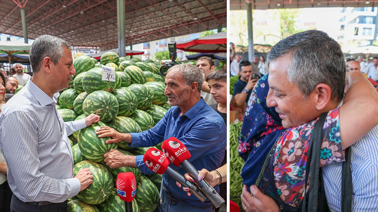 Özel'den Semt Pazarında 'Altın Hesabı': Asgari Ücretlinin Alım Gücü Vurgusu
