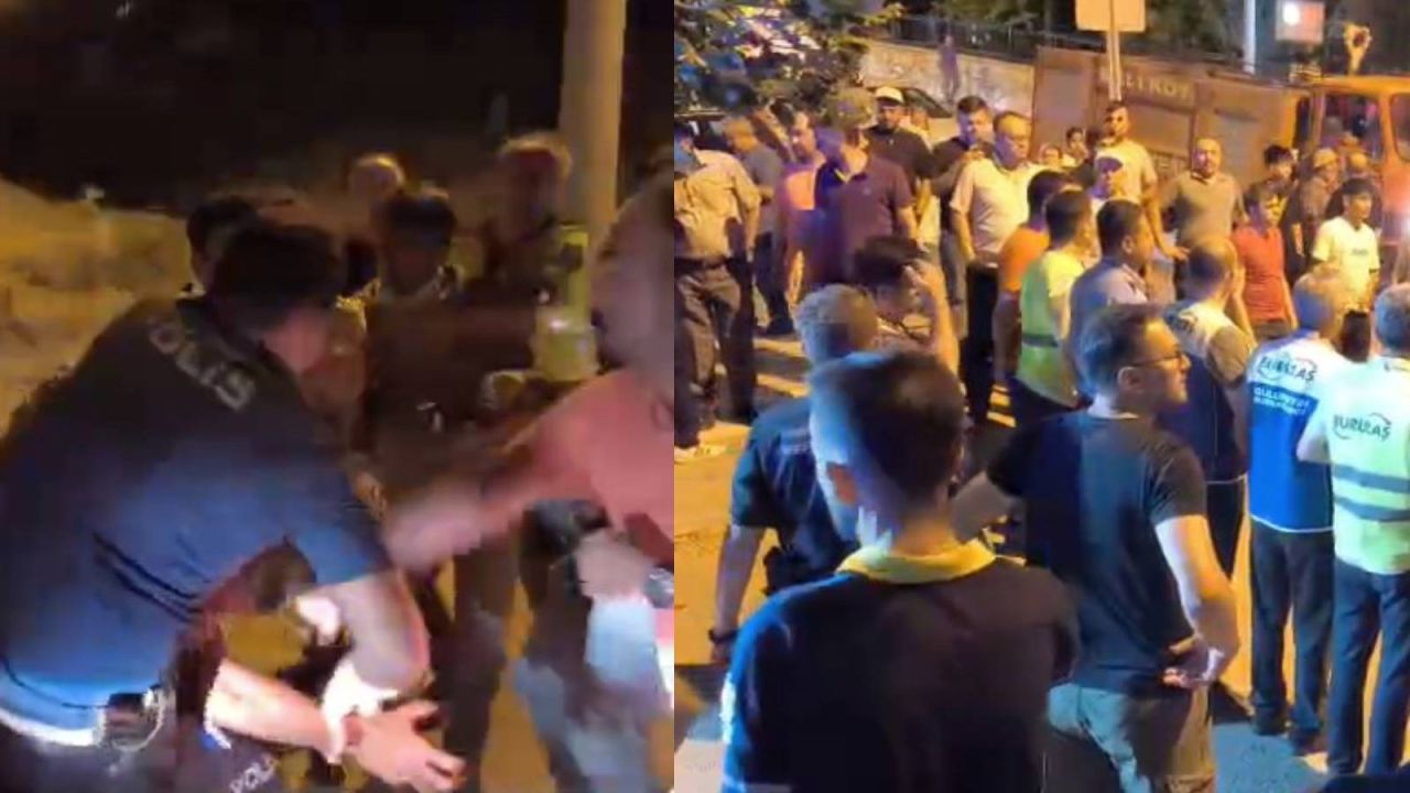 Bursa'da Orhaneli Yangını Şüphelisi FETÖ'den İhraç Asker İddiası, Emniyet Önünde Toplanma
