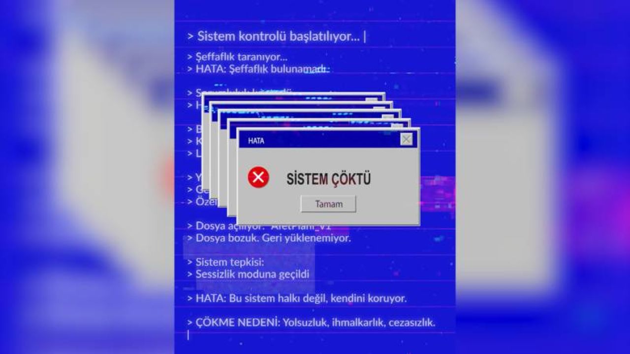 Gelecek Partisi'nden "Sistem Çöktü" Kampanyası
