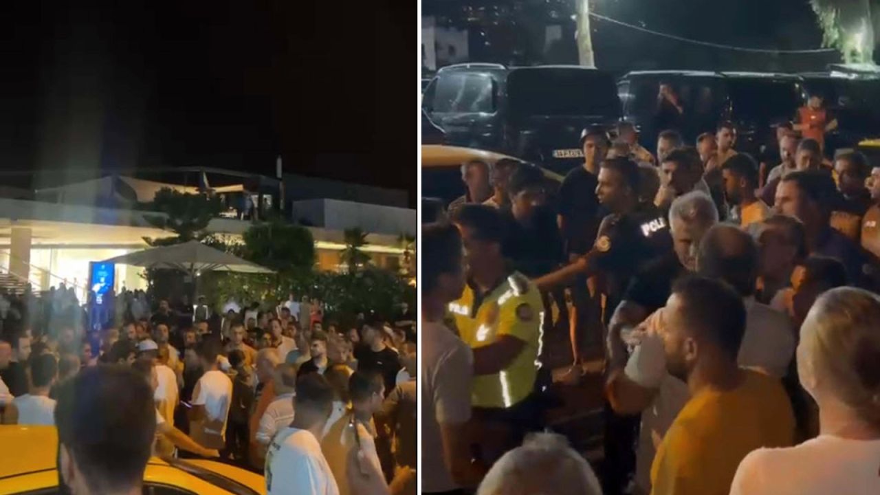 Bodrum'da Taksiciler Kavga Sonrası Yolu Kapattı
