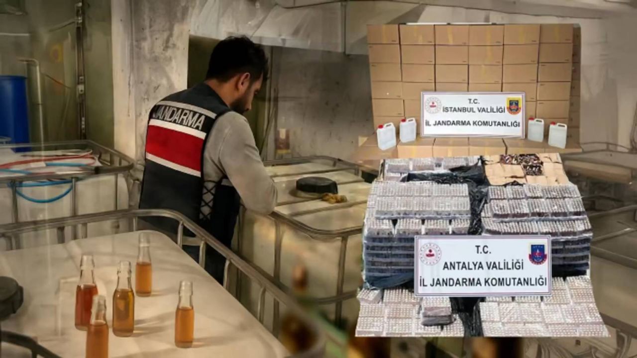 Türkiye Genelinde Sahte Alkol Operasyonu: 121 Şüpheli Gözaltında

