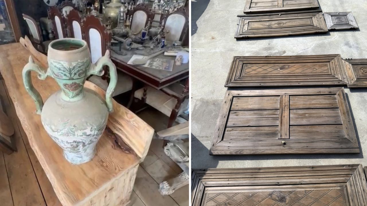 Tarihi Eser Yağmacıları Mobilya Mağazasında Yakalandı
