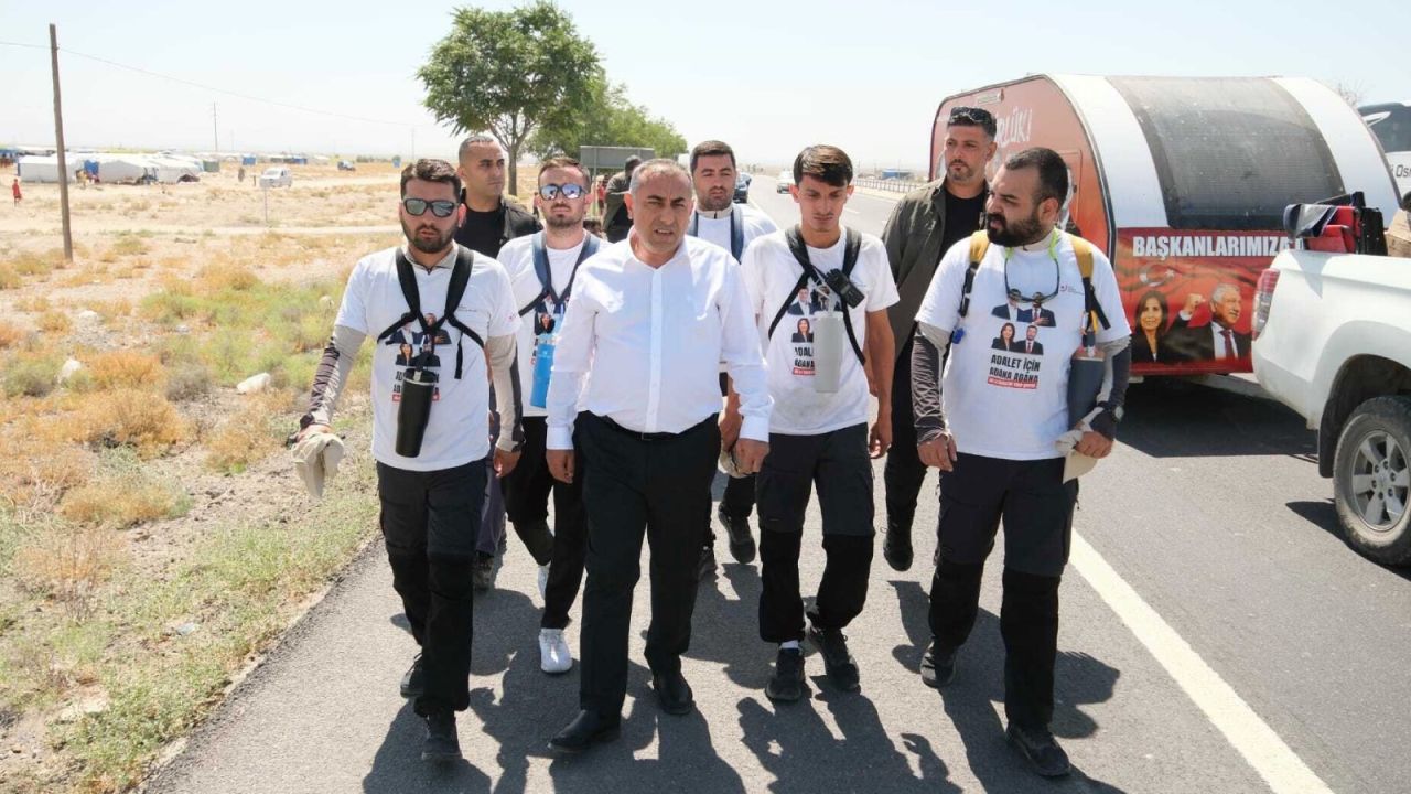 Gençlerin Adana'dan Silivri'ye "Özgürlük Yürüyüşü" Devam Ediyor
