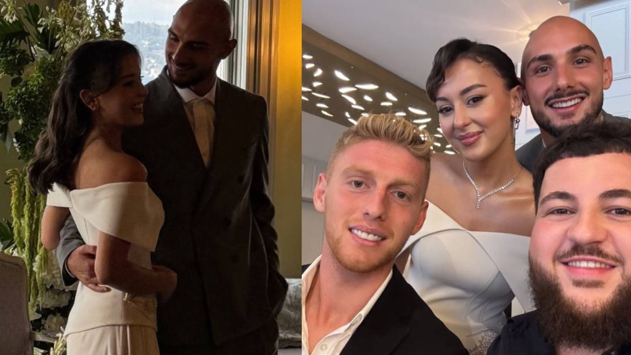 Millî Futbolcu Ahmed Kutucu ve Sosyal Medya Fenomeni Asena Atalar Nişanlandı
