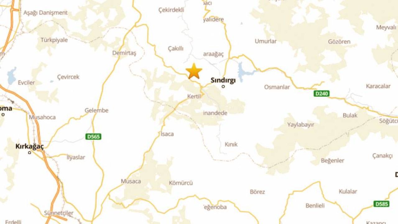 Balıkesir Sındırgı'da 4,2 Büyüklüğünde Deprem
