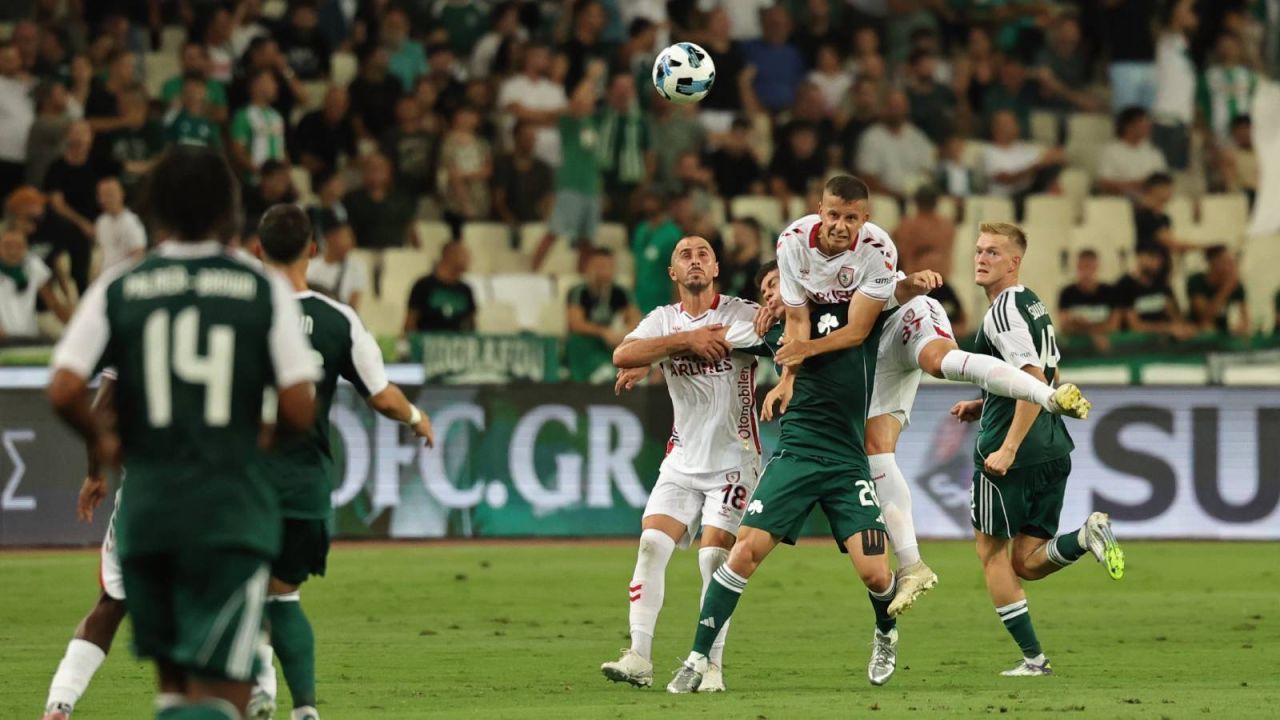 Panathinaikos Geriden Geldi, Samsunspor Avantajı Tepti
