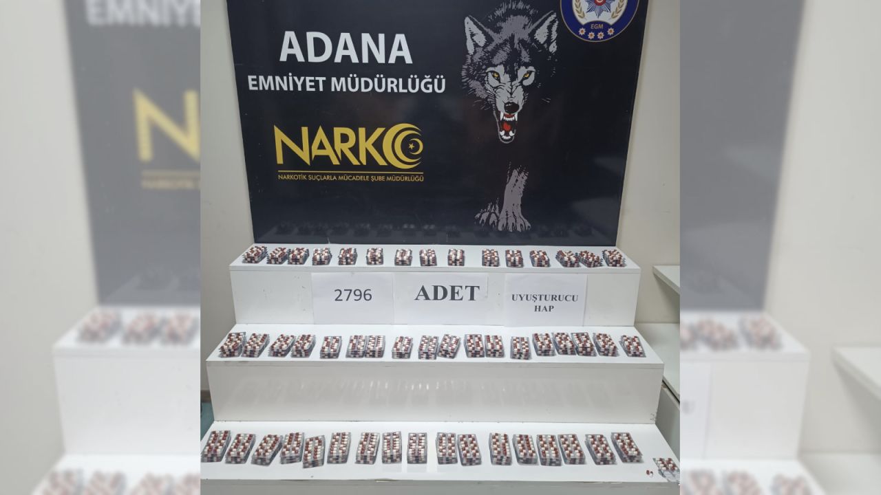 Adana'da Takside Uyuşturucu Hap Baskını

