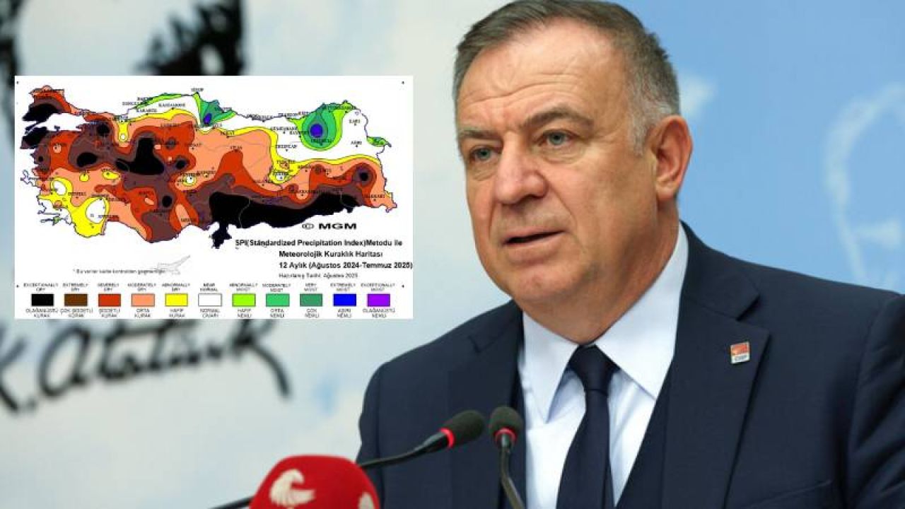 Gökan Zeybek'ten Kuraklık Haritası Uyarısı: İktidarın Aklı Doğayı Kuruttu
