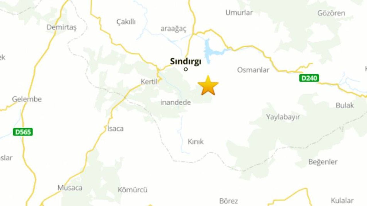 Balıkesir'de Peş Peşe Korkutan Depremler
